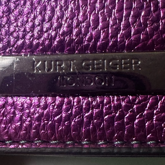 NWOT Kurt Geiger Green and Purple Crossbody Bag - Picture 4 of 11
